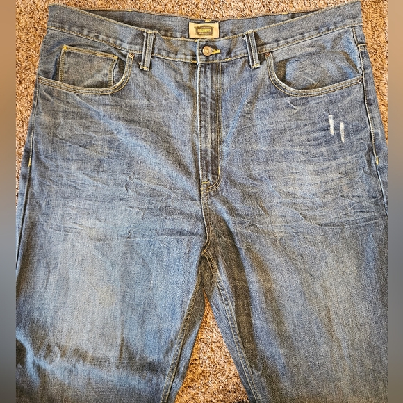 🛍 Men’s EUC Foundry Company Relaxed Jeans 44×32 - Picture 2 of 4